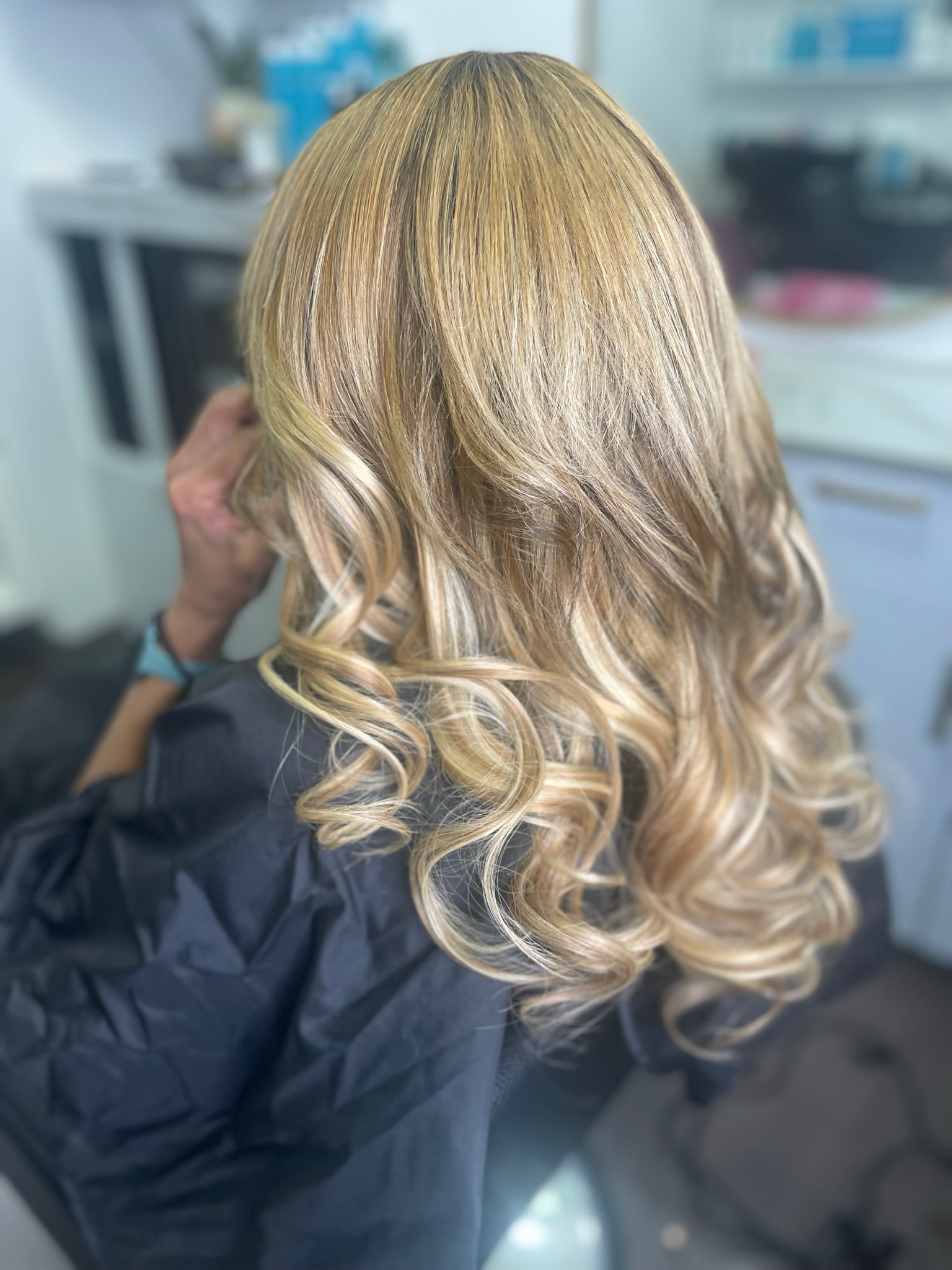 Client hairstyle from The Blowout Artist Instagram