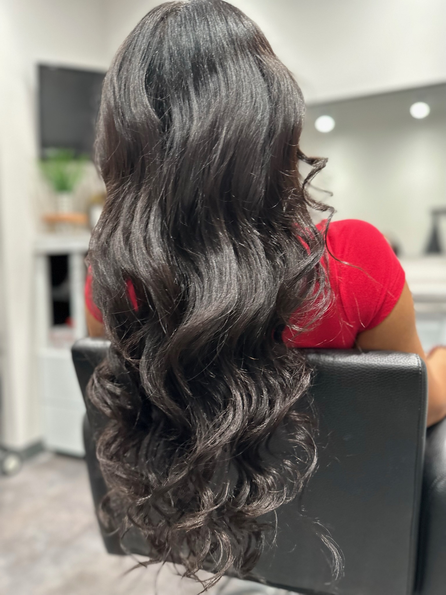 Client hairstyle from The Blowout Artist Instagram